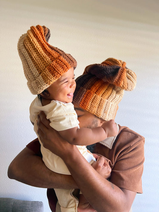 Slouchy Pumpkin Spice Beanie - Children’s